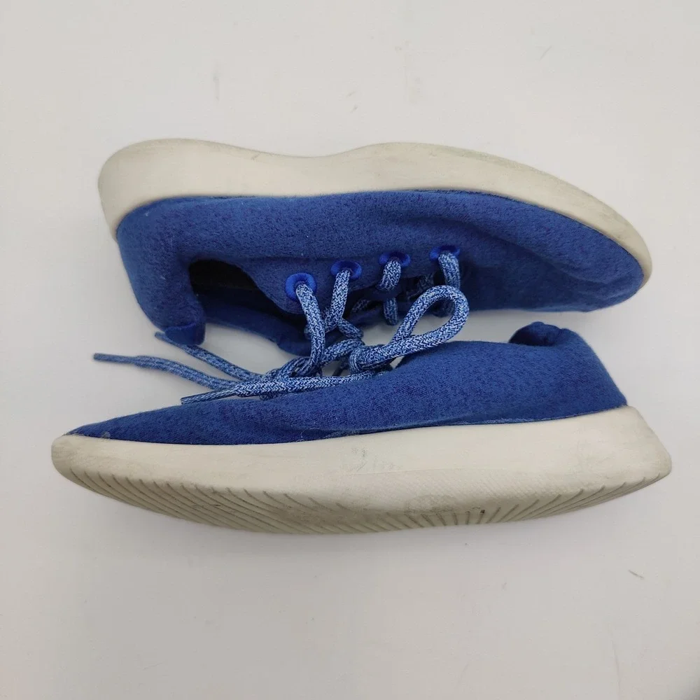 Allbirds Womens Gorpcore Minimalist Eco Wool Runner Sneaker 6 Blue Walking Shoes